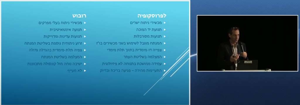 בני פיינר- ניתוח רובוטי- רובוט דה וינצ'י